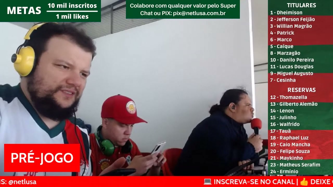 Assista à abertura de jornada do NETLUSA no aniversário de 101 anos da Portuguesa