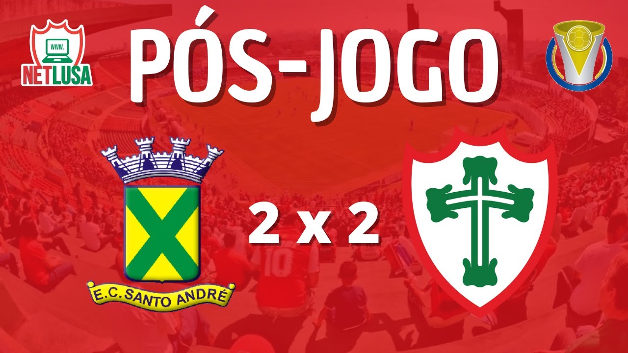 Assista ao pós-jogo de Santo André 2 x 2 Portuguesa