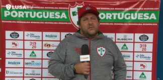 Fernando Marchiori em coletiva após a derrota para o Caxias