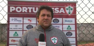 Marchiori em entrevista coletiva após empate com o Cianorte