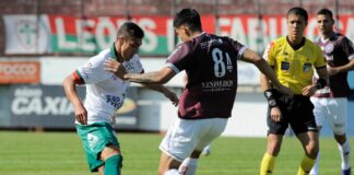 Portuguesa em partida contra o Caxias pela Série D