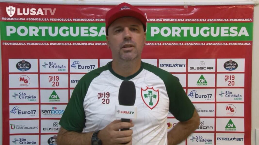 Alan Dotti em coletiva após o empate com o União Mogi