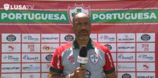 Sérgio Soares em coletiva após a vitória sobre o Red Bull Brasil