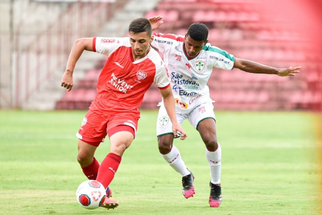 Carlos Henrique durante o jogo contra o Audax