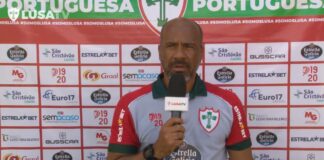 Sérgio Soares em coletiva após o jogo contra o Audax