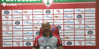 Sérgio Soares em coletiva após vitória sobre a Santista