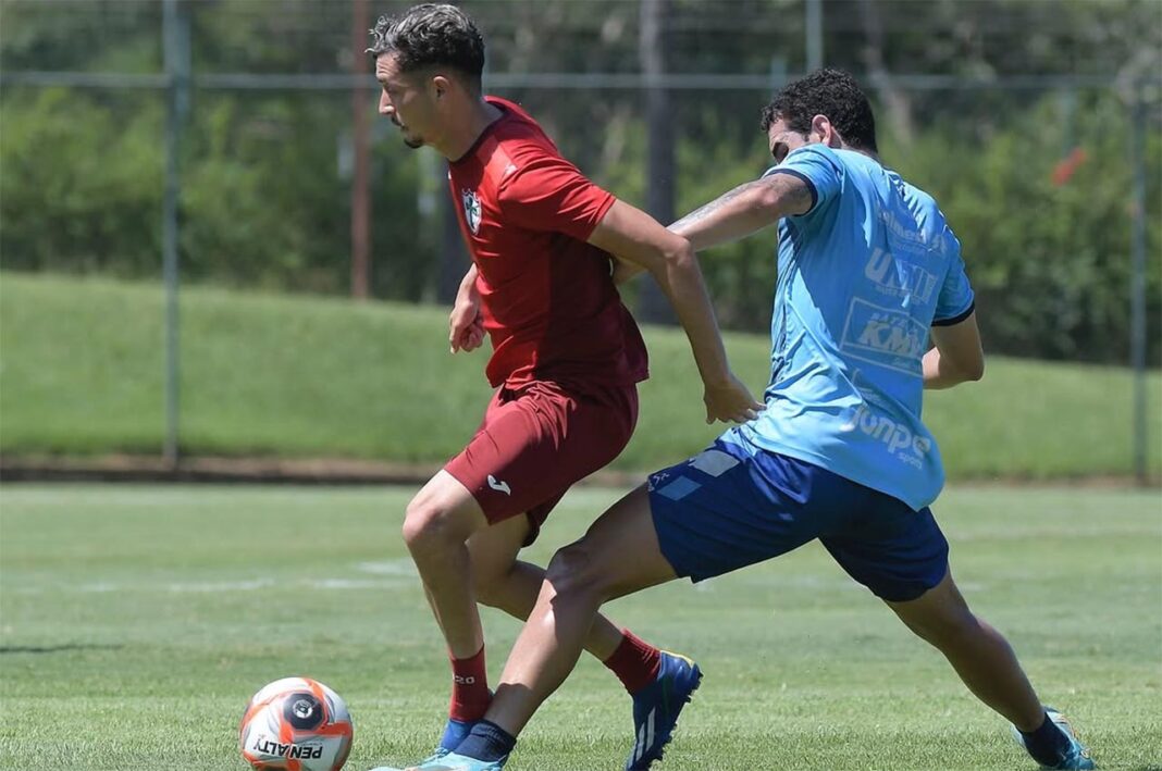 Lusa jogo-treino São Bento