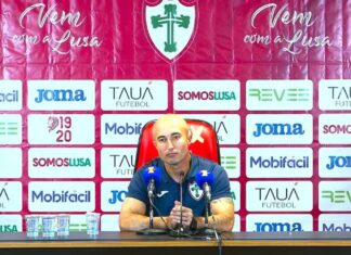 Cauan de Almeida na coletiva após empate com o São Bernardo