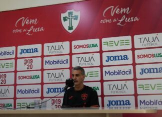 Presidente da SAF fala com jornalistas no CT da Lusa