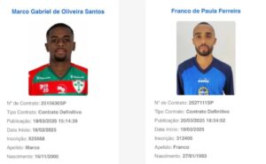 Lesionados, Marco e Franco têm contrato renovado pela Portuguesa