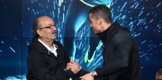 Aurélio Pereira e Cristiano Ronaldo