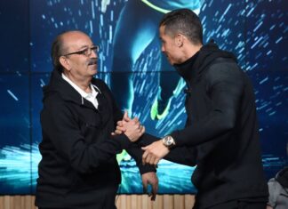 Aurélio Pereira e Cristiano Ronaldo
