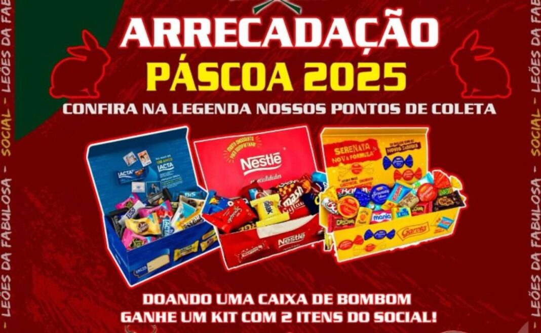 leoes pascoa Leões da Fabulosa organiza ação de Páscoa