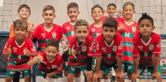 Equipe Sub-8 de futsal da Lusa