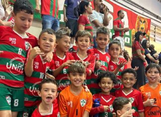 Base do futsal da Portuguesa soma três vitórias e um empate contra o Tabuca Jrs