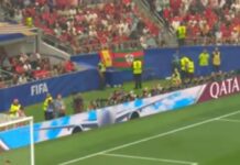 Bandeira da Lusa surge em adeus de Portugal e chama atenção de narrador; assista